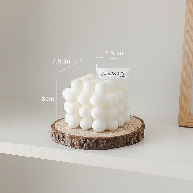 Bubbly Cute Cube Aromatic Wax Candles