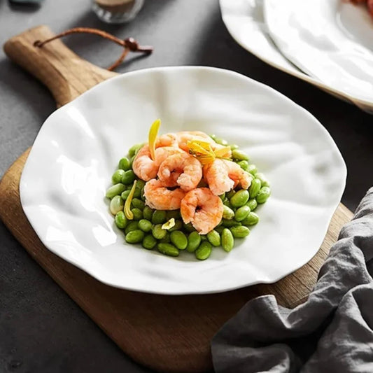 Flake Creative Ceramic Dining Plate