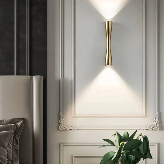 Brass Nordic Minimalist Waterproof Wall Lamp