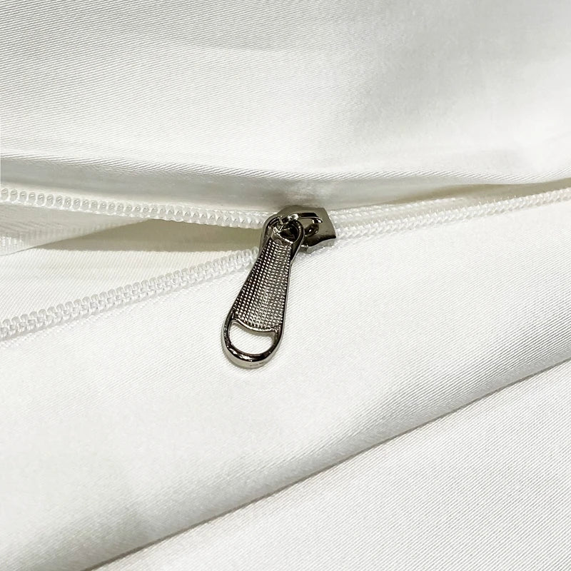 Whimsical Waters Egyptian Cotton Duvet Cover Set - White