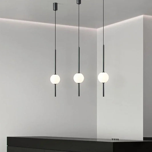 Nordic Glass Ball Pendant - Black