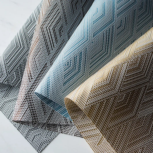 European Weave Plain Heat Insulation Placemat Sets