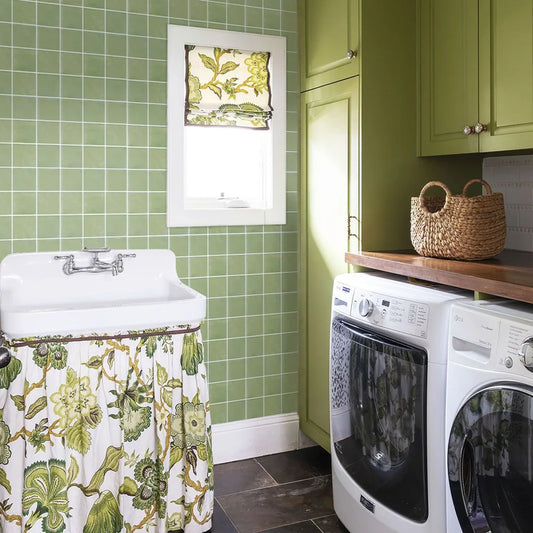 Sicily Wall Tile Panels - Sage Green