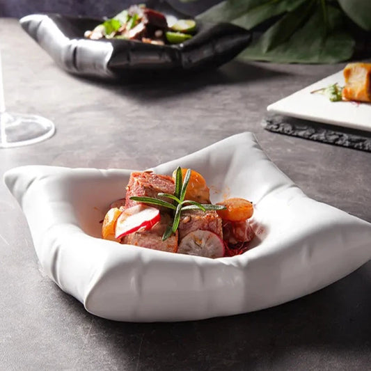 Exclusive Luxury Ceramic Pillow Bowl