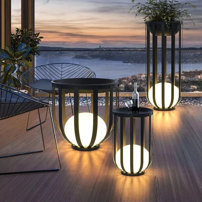 plant pot lights outdoor Flower Pot Lamp (Outdoor Solar) – Hemma Home