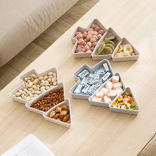 Christmas Tree Candy Snack Tray