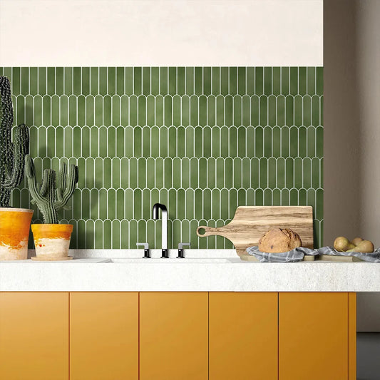 Toscana Tile Panels - Deep Green