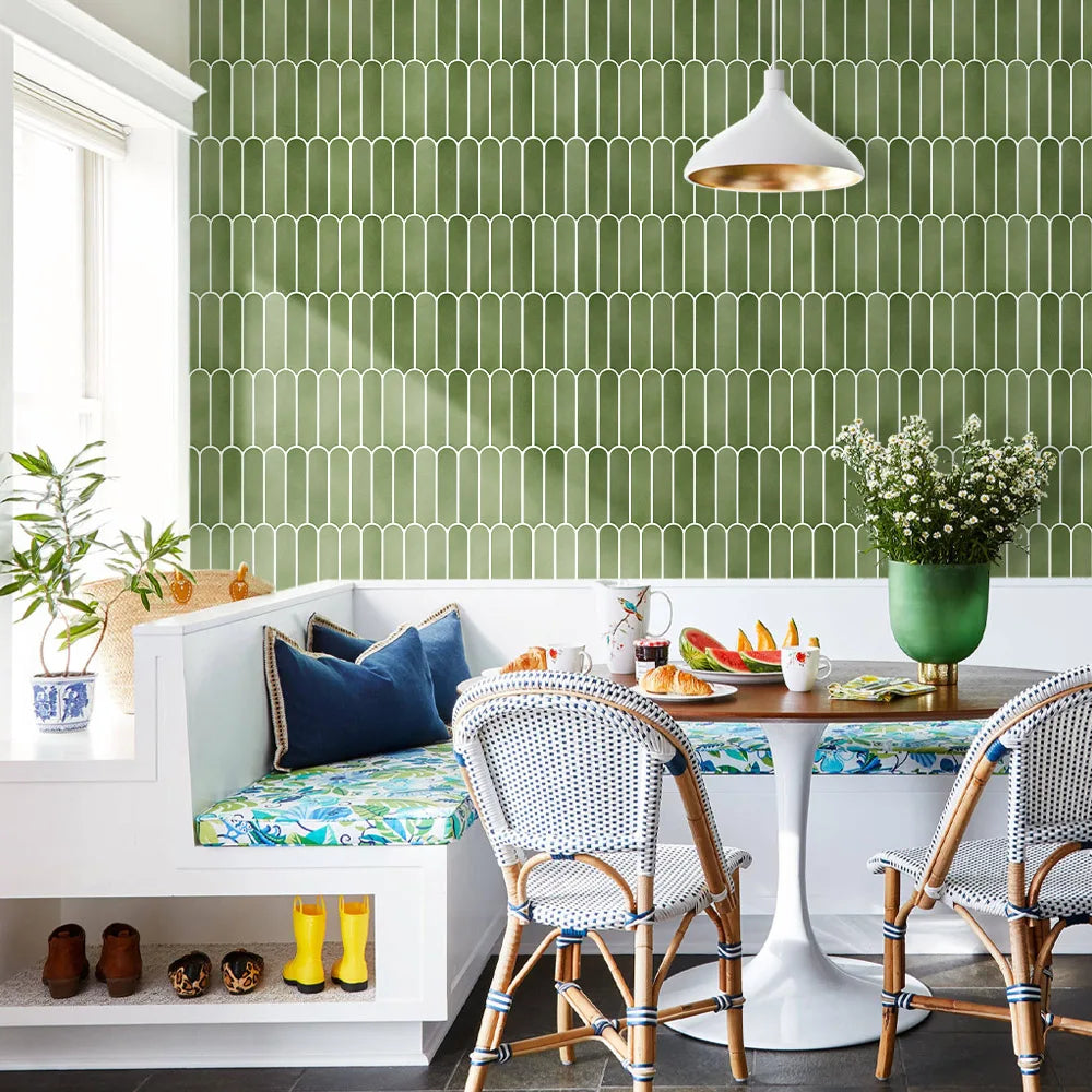 Toscana Tile Panels - Deep Green