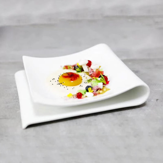 Folded Ceramic Plate