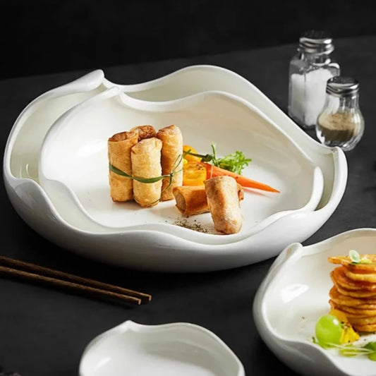 Ocean Wave Creative Ceramic Plate