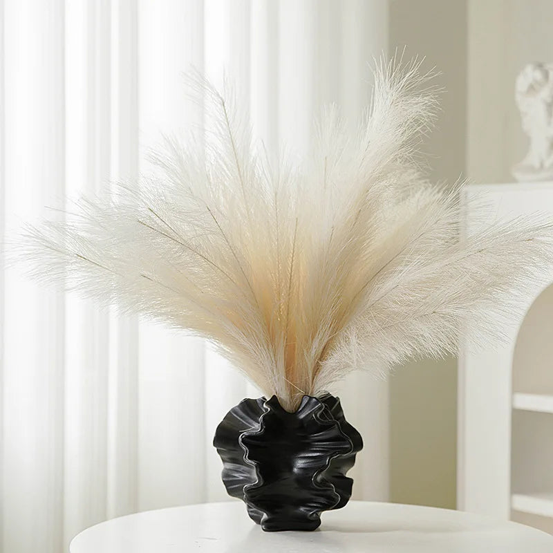 Designer Coral Vase - Black