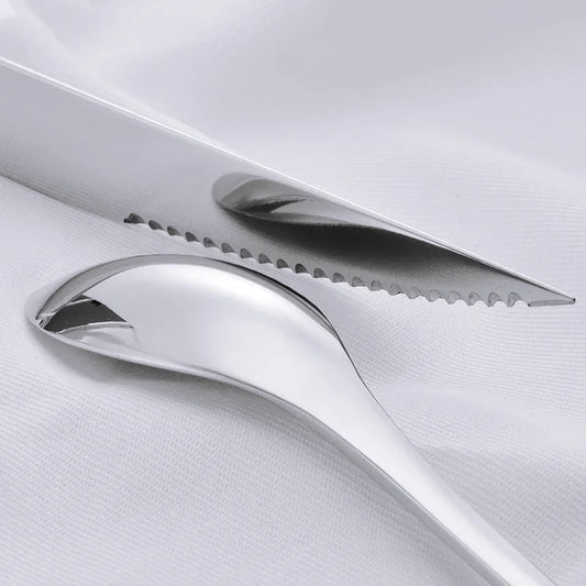 Sardinia Fishtail Shape Dinnerware Cutlery Set