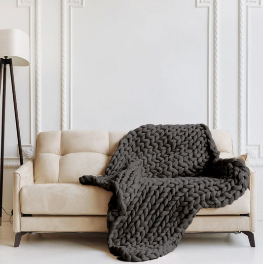 Sleepy Seal Weighted Knitted Blanket