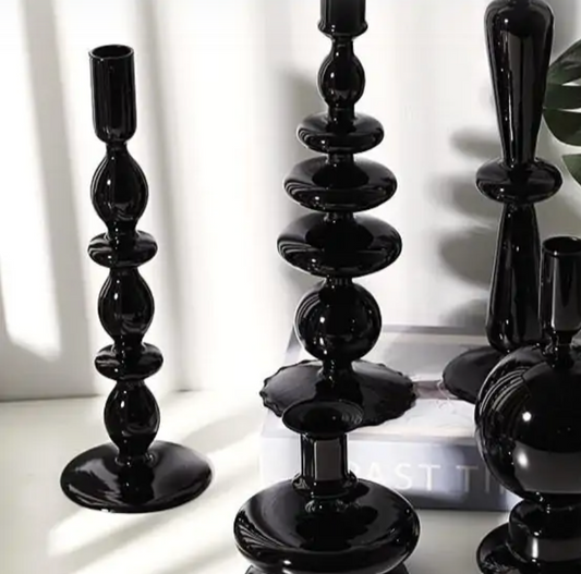 Siréna Design - Glass Candlestick Set of Five