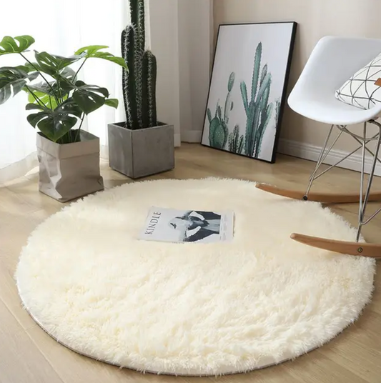 Contaré Matari Round Rug - Beige