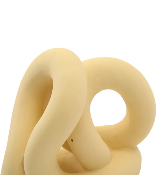 Ceramic Thread Knots - Yellow