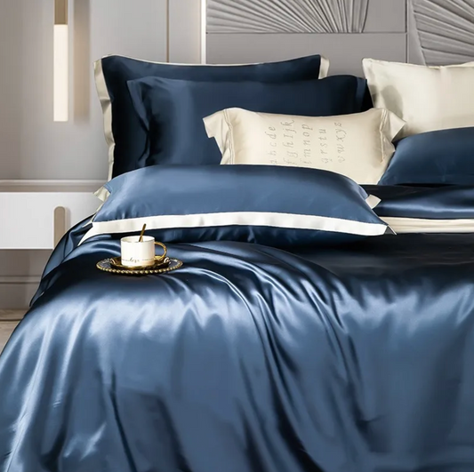 Mulberry Silk Bedding Set - Midnight