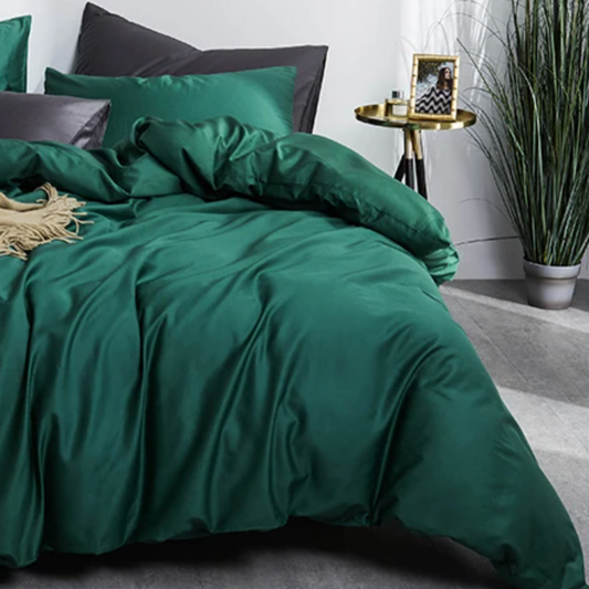 Palma Premium Egyptian Cotton Bedding Set - Green