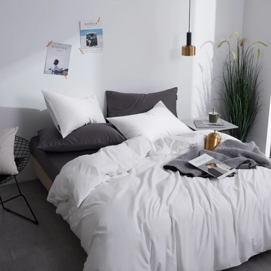 Palma Premium Egyptian Cotton Bedding Set - White