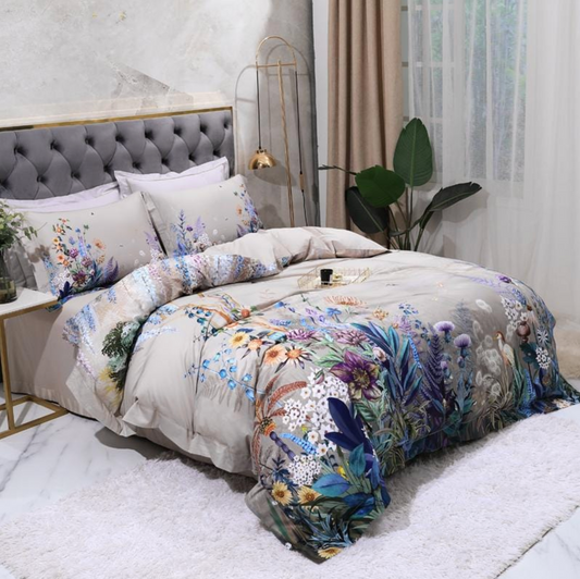Colour En Life Egyptian Cotton Duvet Cover Set