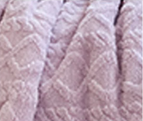 Malmö Soft Double Layer Throw Blanket - Purple