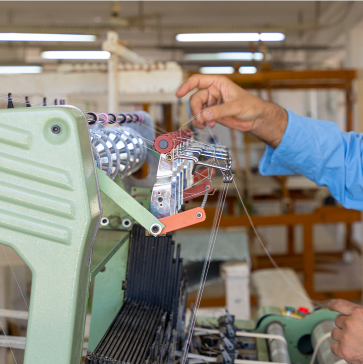 MIMOSA Ombré Waterproof Shower Curtain - Light Green