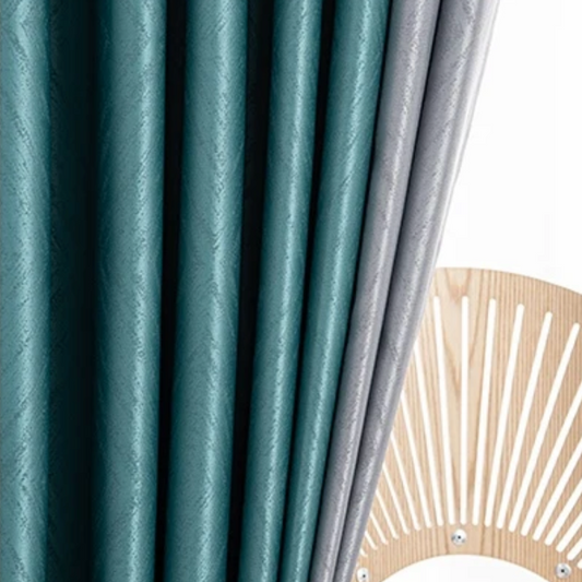 DRÖM Scandinavian Luxury Insulated Blackout Curtain - Green Fog Grey