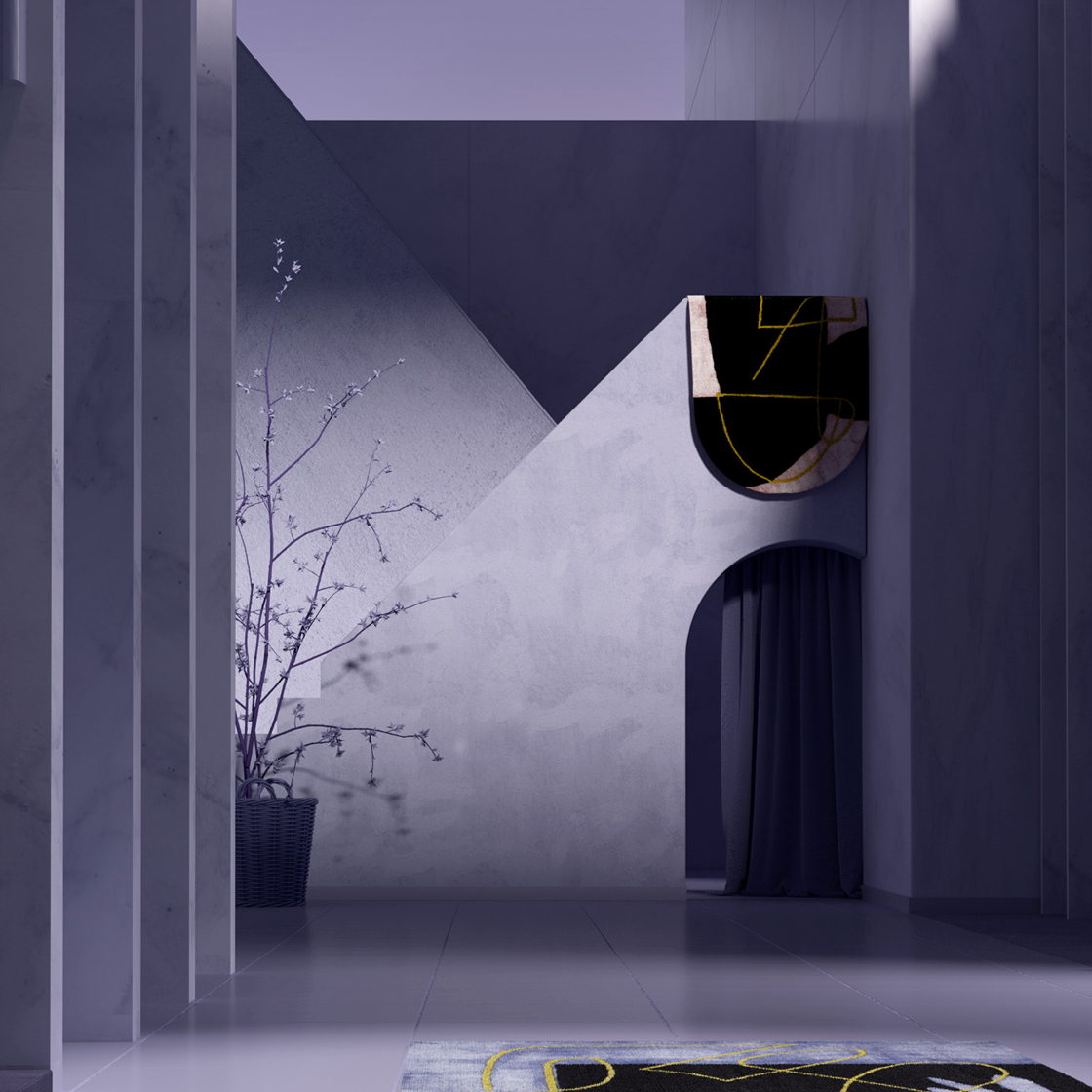 Irregular Carpet Art by Sofia Monguzzi - Espressione Tre