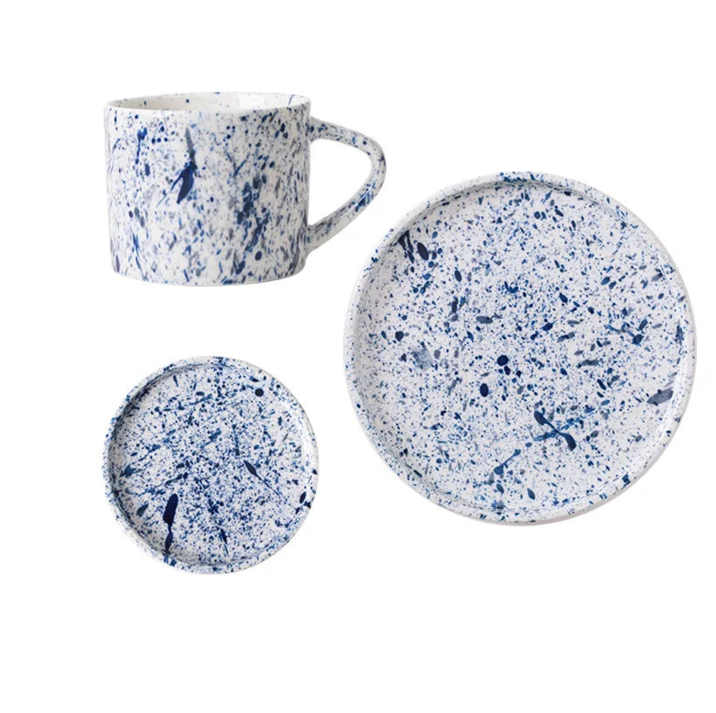 Toscana Art Ceramic Mug Collection - Blue Splash
