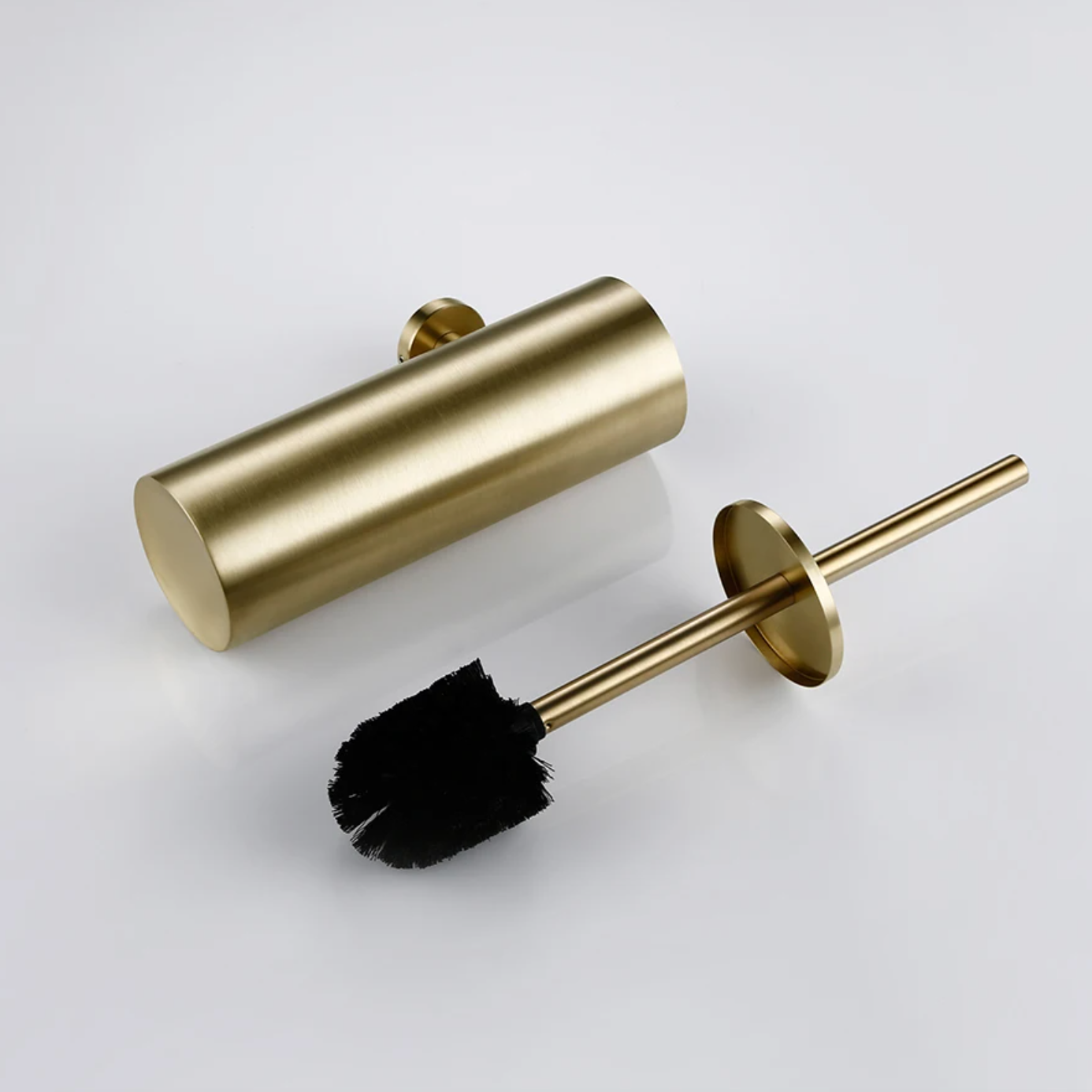 CÖNCEPT Luxury Wall Mounted Toilet Brush - Brushed Gold
