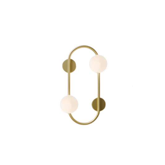 Scandinavian Capsule Wall Light - Brass