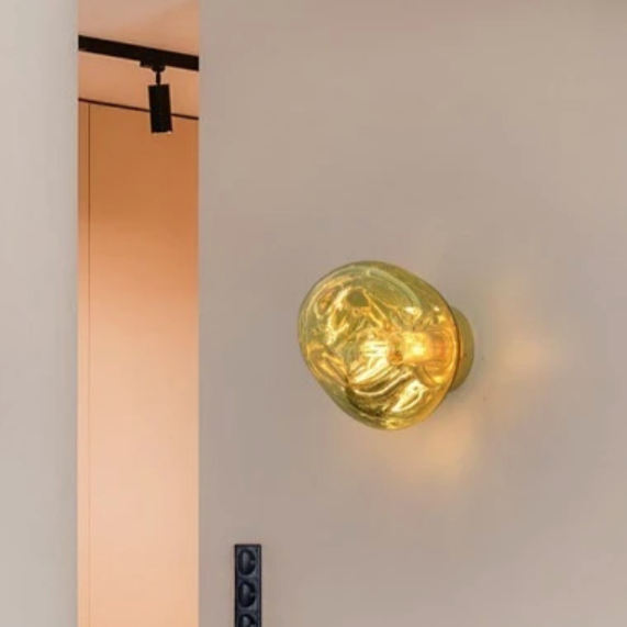 Massimo Italia Lava Wall Lamp - Gold