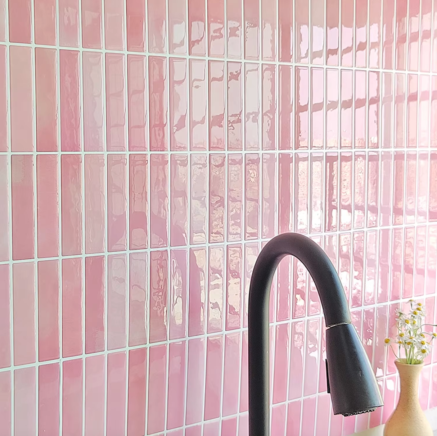 Valencia Wall Tile Panels - Rosa