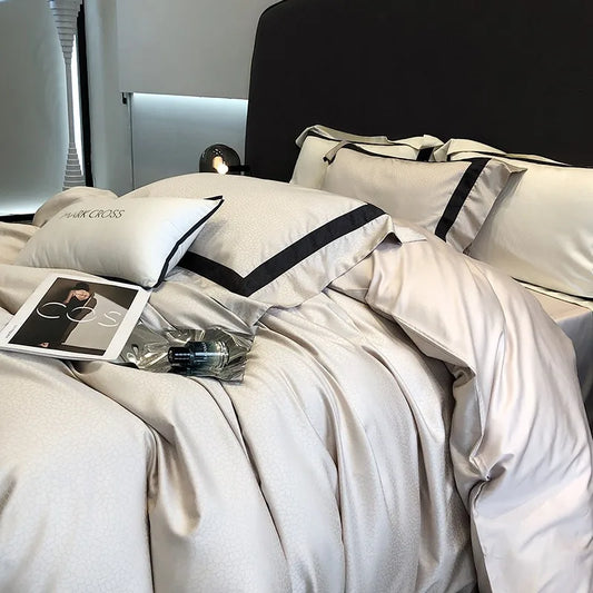 Classique Le Luxe Egyptian Cotton Duvet Cover Set by Mark Cross