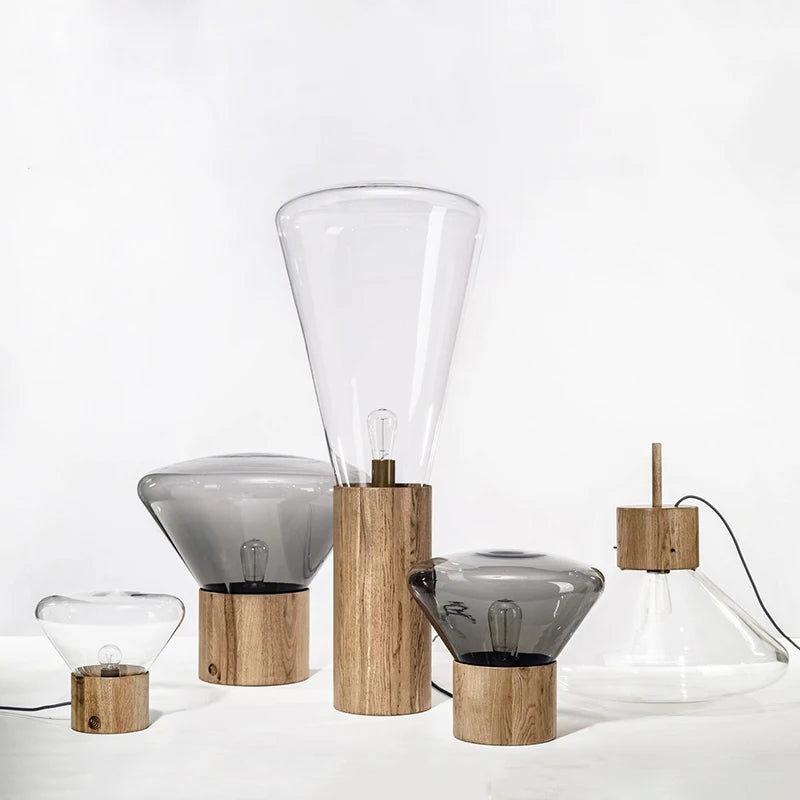 Muffins Floor Lamp - Smoky Grey