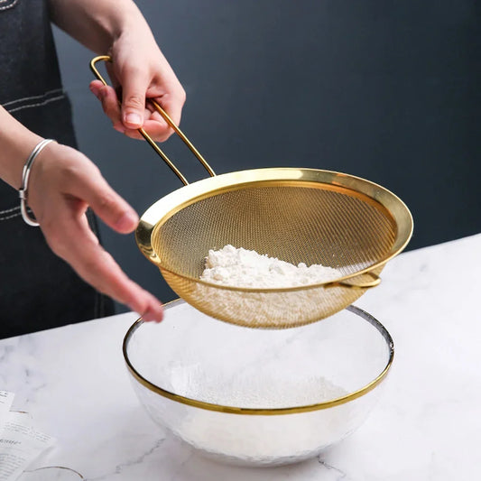 Paris Fine Mesh Sieve - Gold