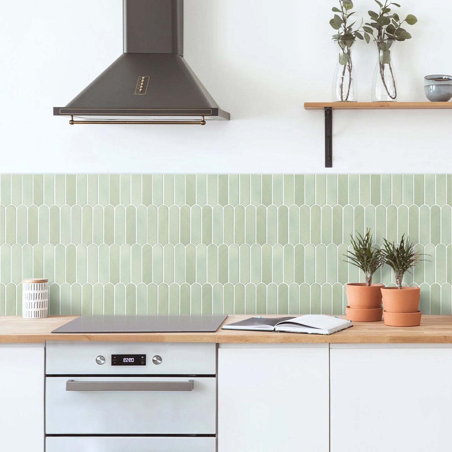 Toscana Tile Panels - Olive Green