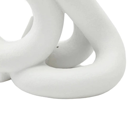Ceramic Thread Knots - White