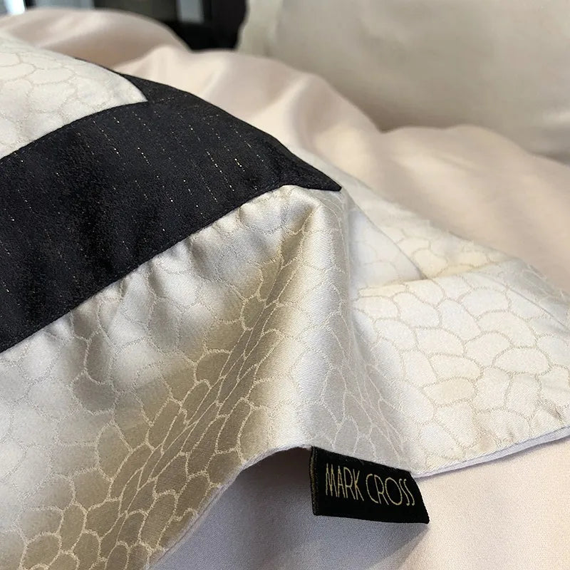 Classique Le Luxe Egyptian Cotton Duvet Cover Set by Mark Cross