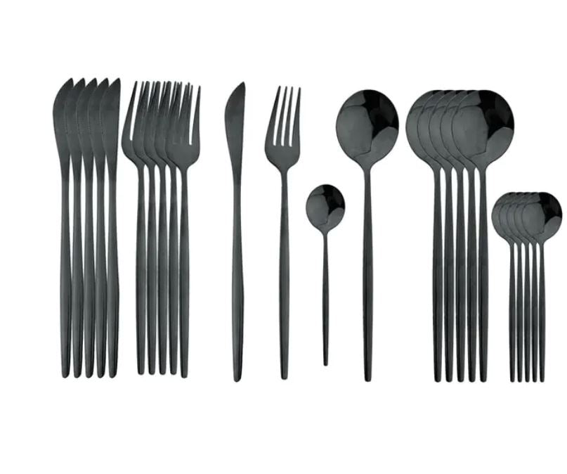 CASA 24Pcs Stainless Steel Cutlery Collection