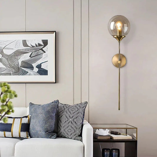 Scandinavia Modern Glass Wall Lamp