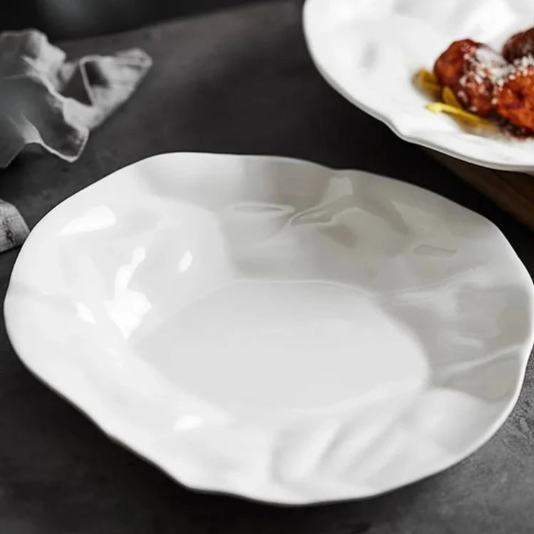 Flake Creative Ceramic Dining Plate