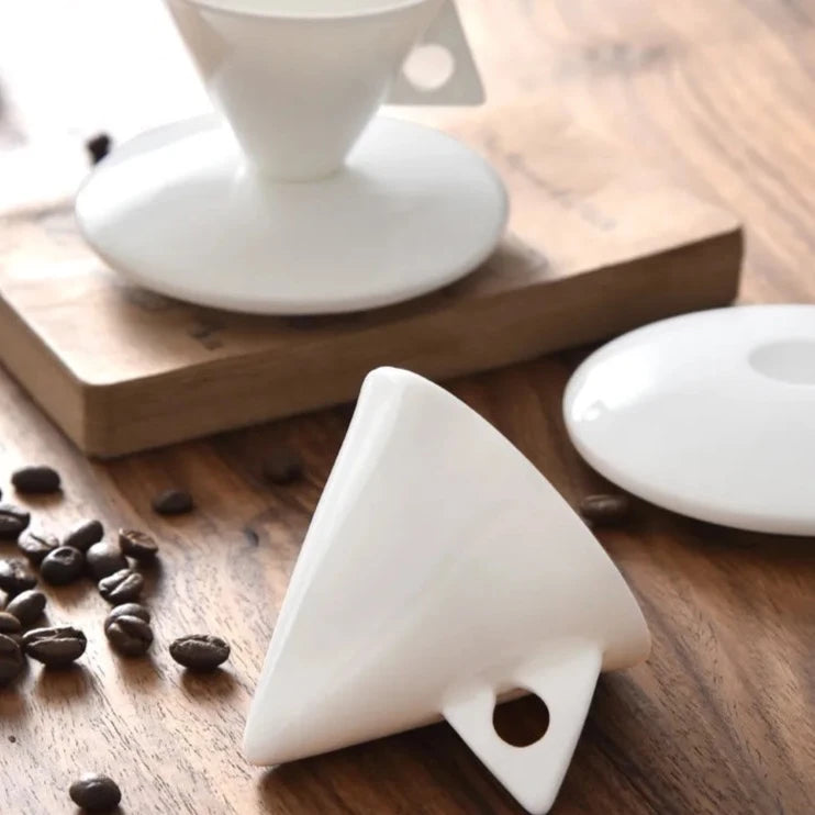 Luxury Espresso Ceramic Cone Cup