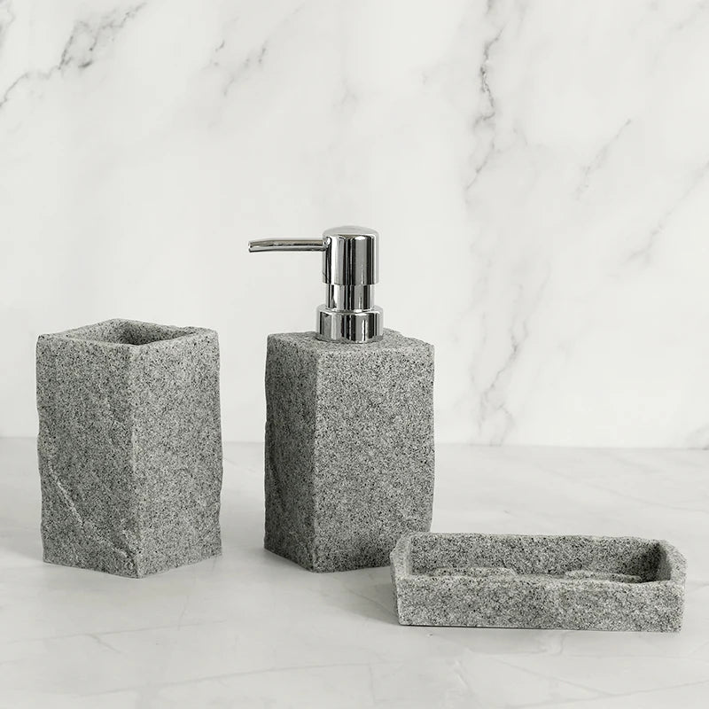 Italia Granite Resin Wash Accessories Collection