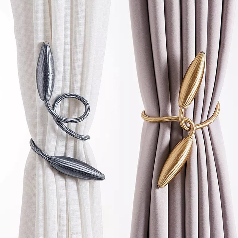 Strong Curtain Tiebacks Plush Alloy Belts