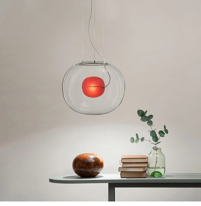 Big One Pendant Lamp - Red Pearl