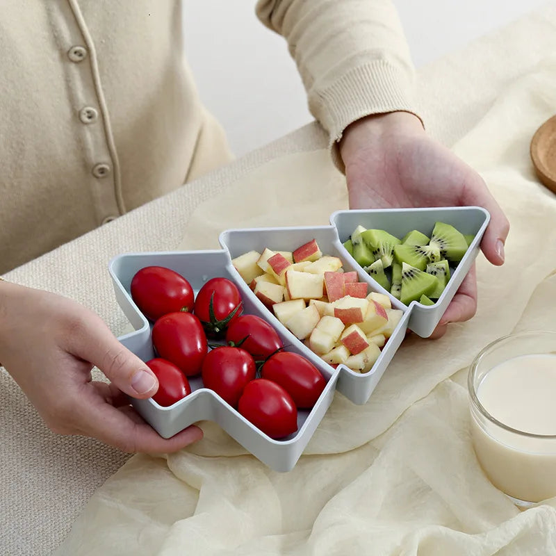 Christmas Tree Candy Snack Tray