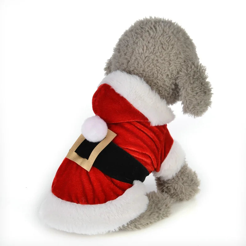 Santa Christmas Outfit for Pets