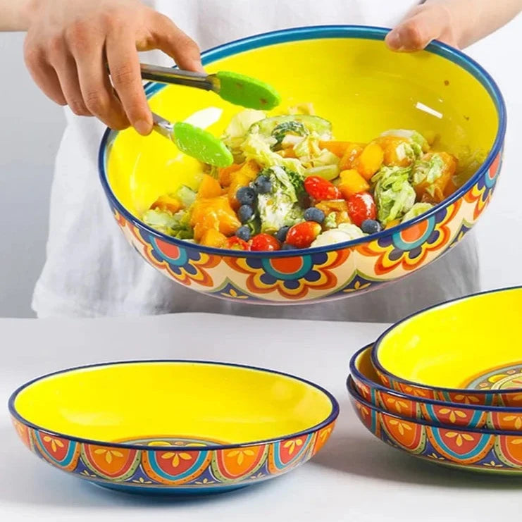 Tulum Exclusive Art Hand-Painted Ceramic Dinnerware