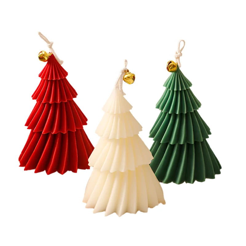 Christmas Tree Wax Candle Décor Collection